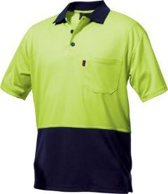 Hi Vis Microfibre SS Polo