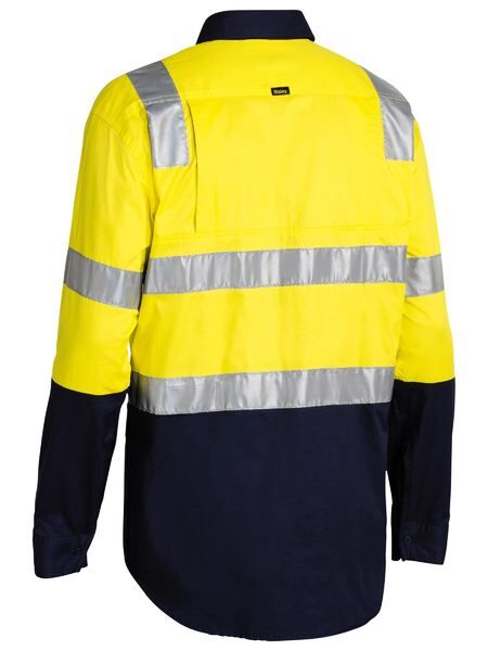 BISLEY HiVis Lightweight Shirt with Shoulder Tape