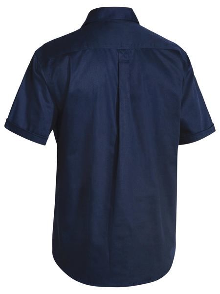 Bisley Closed Front Cotton Drill SS Shirt