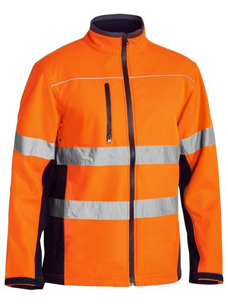 Bisley Soft Shell Jacket With 3M Reflective Tape