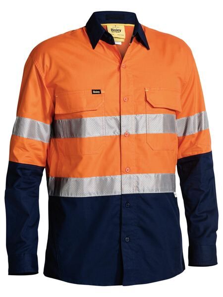 Bisley Taped Hi Vis Ripstop Shirt