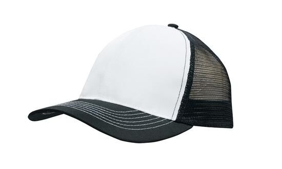 Breathable Poly Twill Cap with Mesh Back