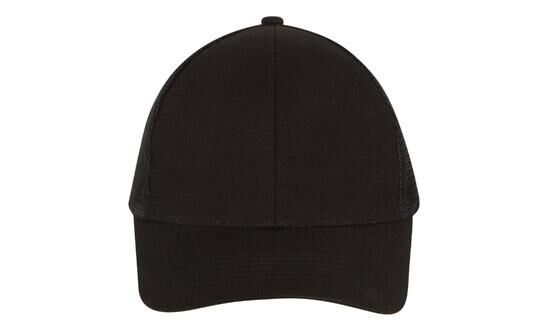 Brushed Cotton with Mesh Back Cap
