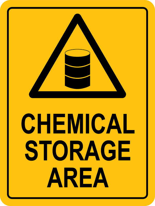 Chemical Storage Area Sign