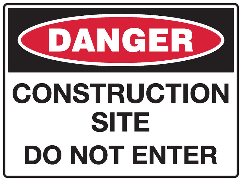 Construction Site Sign