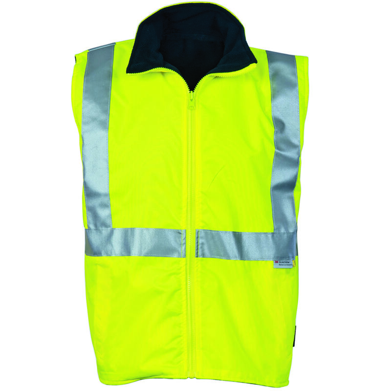 DNC Hi Vis Reversible Vest with 3M RTape