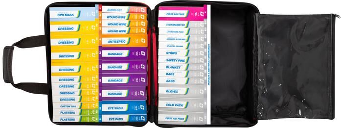 FastAid Easy Refill First Aid Kit   Soft Portable Case