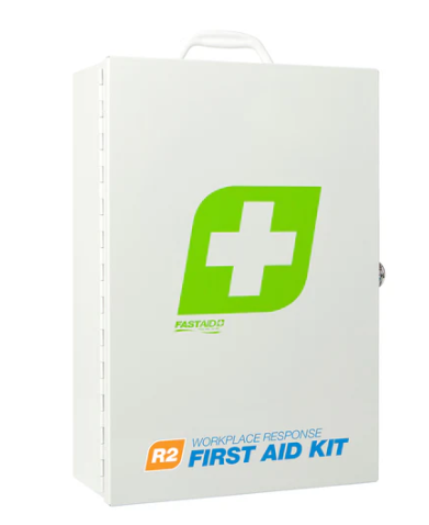 FastAid R2 Workplace Response Metal Cabinet First Aid Kit