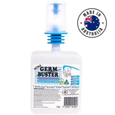 Germ Buster 1L Anti Bacterial Hand Gel