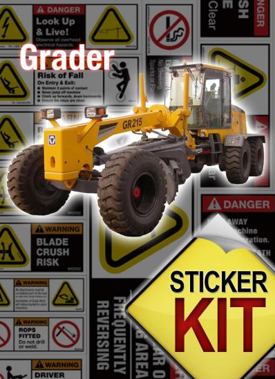 Grader Sticker Kit