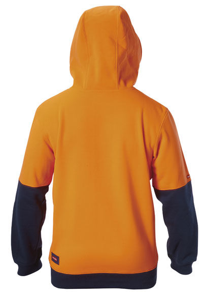 Hard Yakka Hi Visibility Two Tone Fleece Hoodie