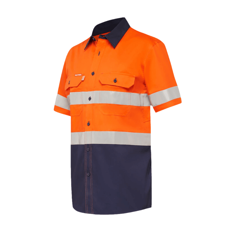 Hard Yakka Koolgear Hi Vis Taped SS Shirt