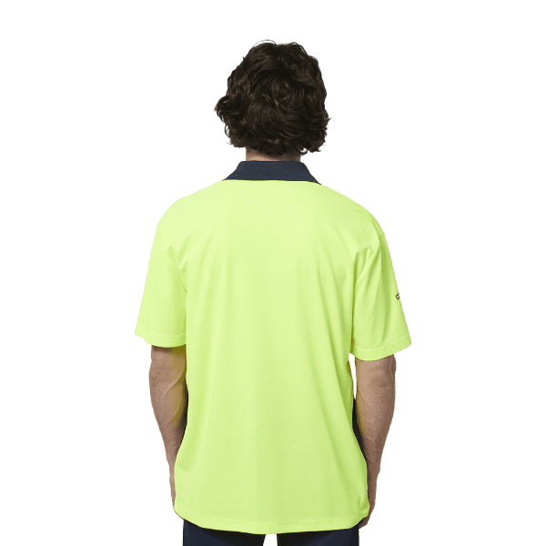 Hard Yakka Mens SS Hi Vis Polo