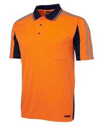 Hi Vis SS Arm Tape Polo