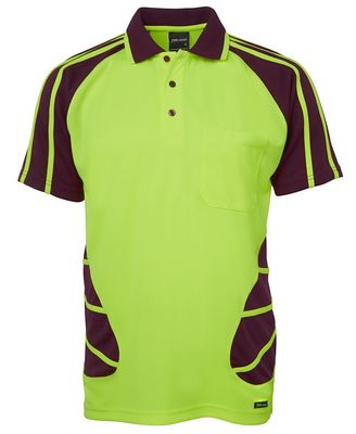 Hi Vis SS Spider Polo