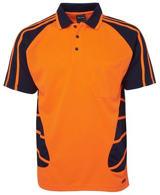 Hi Vis SS Spider Polo