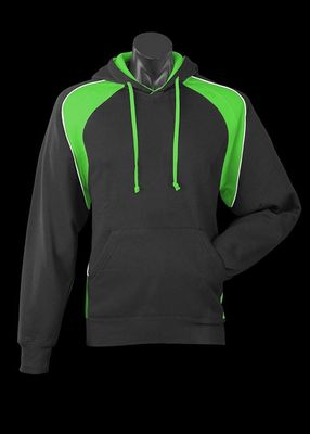 A blue Huxley Hoodie with green