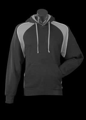 A dark Huxley Hoodie with grey