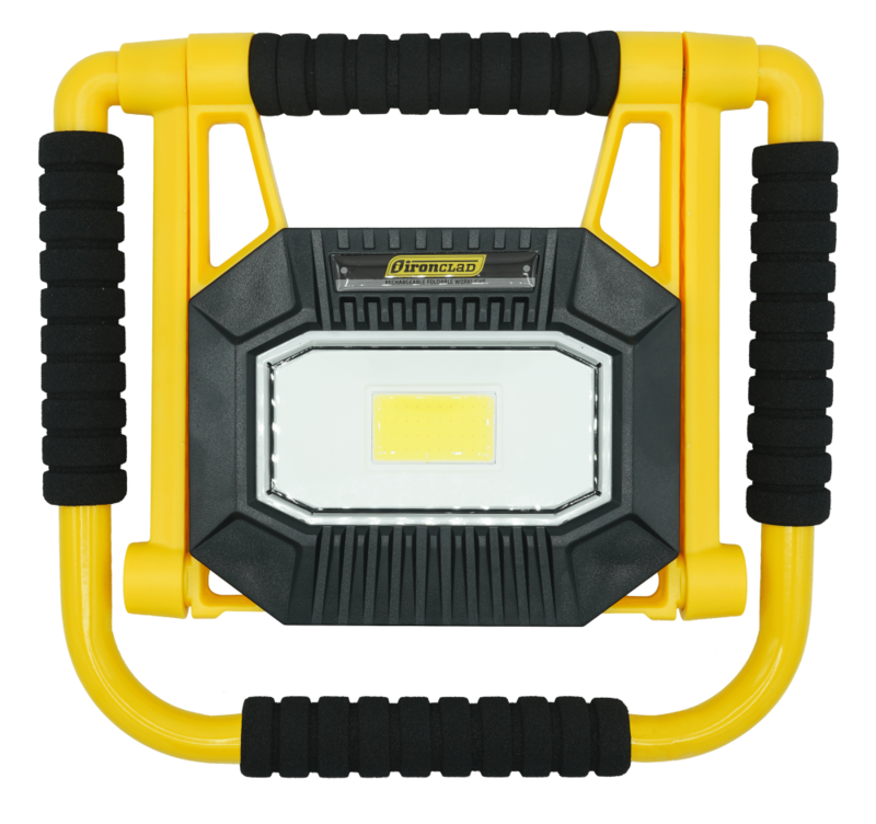 Ironclad Foldable Led Work Light  Battery Included
