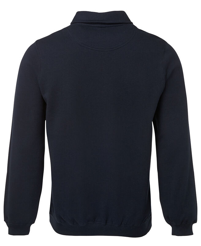 JB+39s 12 Zip Fleecy Navy Sweat