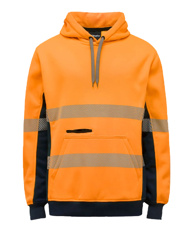 King Gee Hi Vis Reflective Pullover Hoodie
