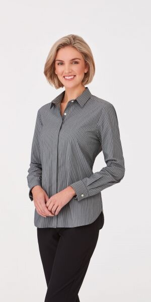 Ladies CC Stripe Long Sleeve Shirt 