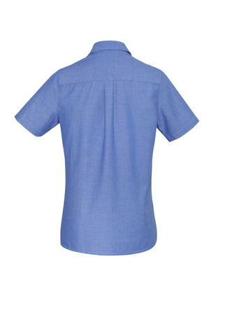 Ladies Chambray Short Sleeve Shirt