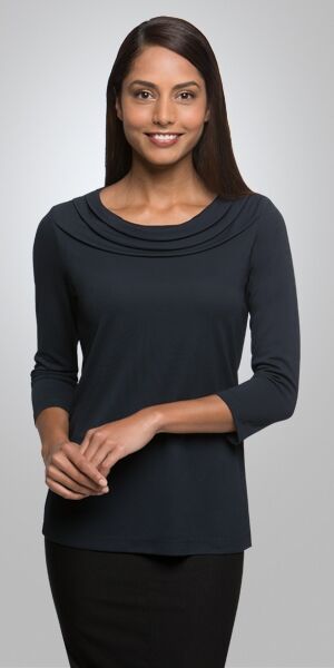 Ladies Eva Knit 34 Sleeve Top