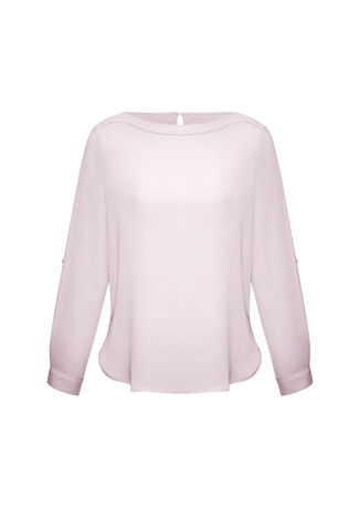 Ladies Madison Boatneck Blouse