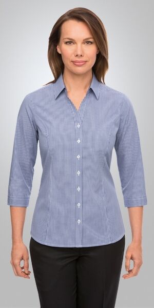 Ladies Pippa Check 34 Sleeve Shirt 