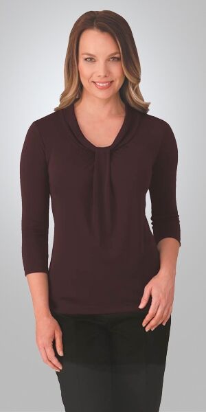 Ladies Pippa Knit 34 Sleeve Top 