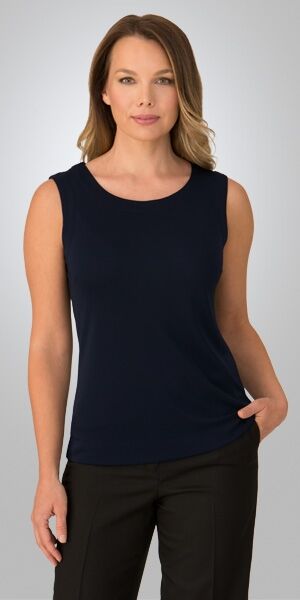 Ladies Sleeveless Smart Knit Top 