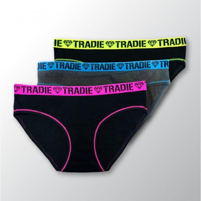 Ladies Tradies 3Pk Bikini 