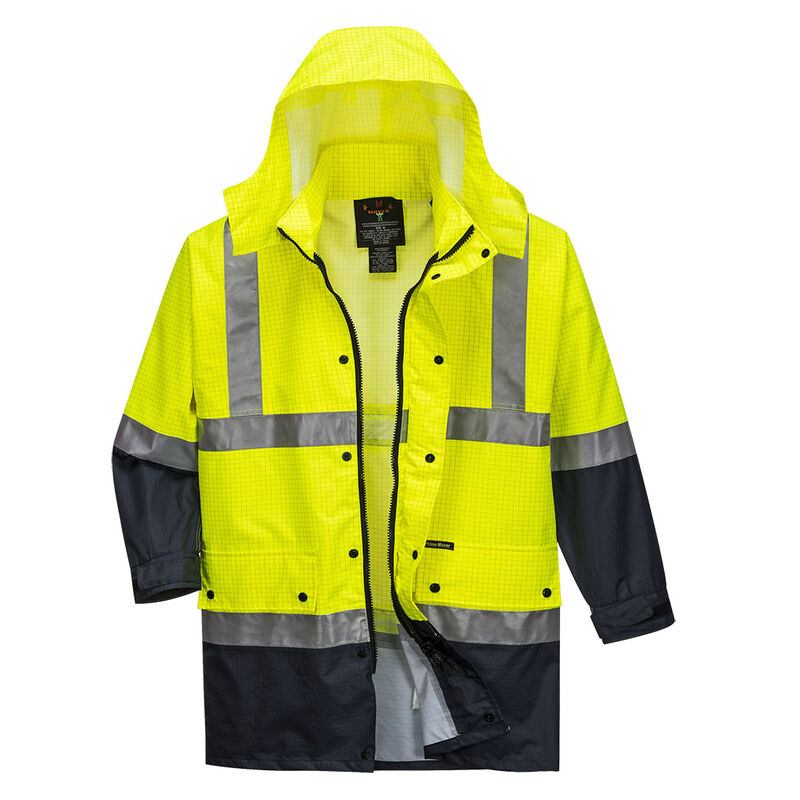 Mackay Anti Static Jacket YellowNavy