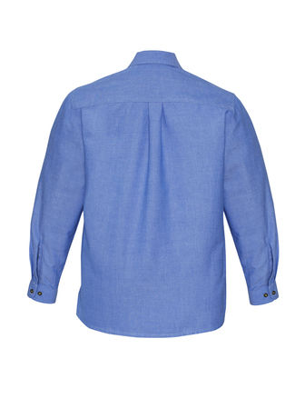 Mens Chambray Long Sleeve Shirt