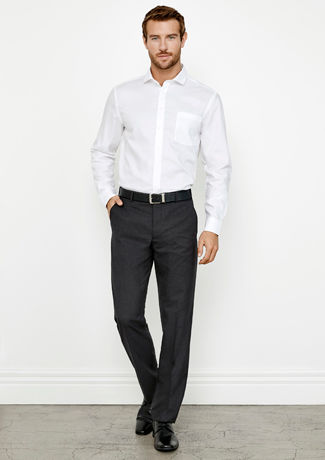 Mens Classic Flat Front Pant