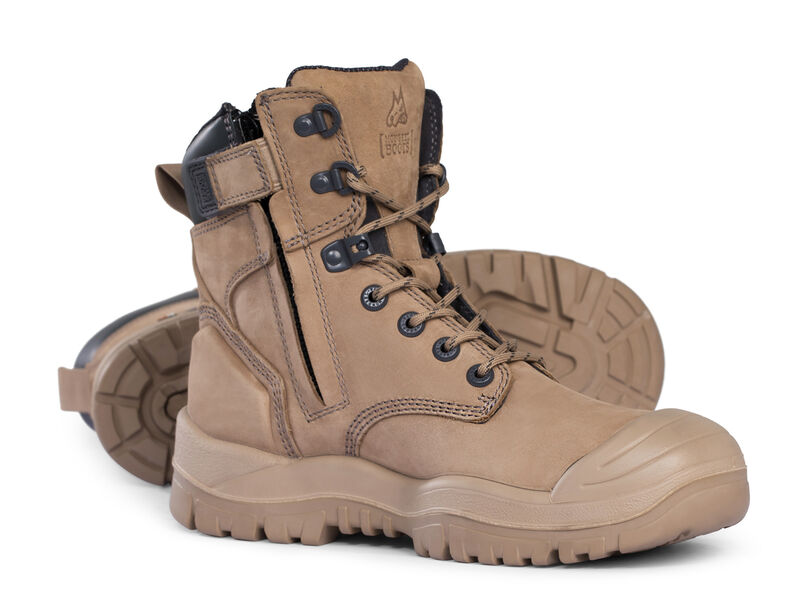 Mongrel High Leg Zipsider Boot WScuff Cap