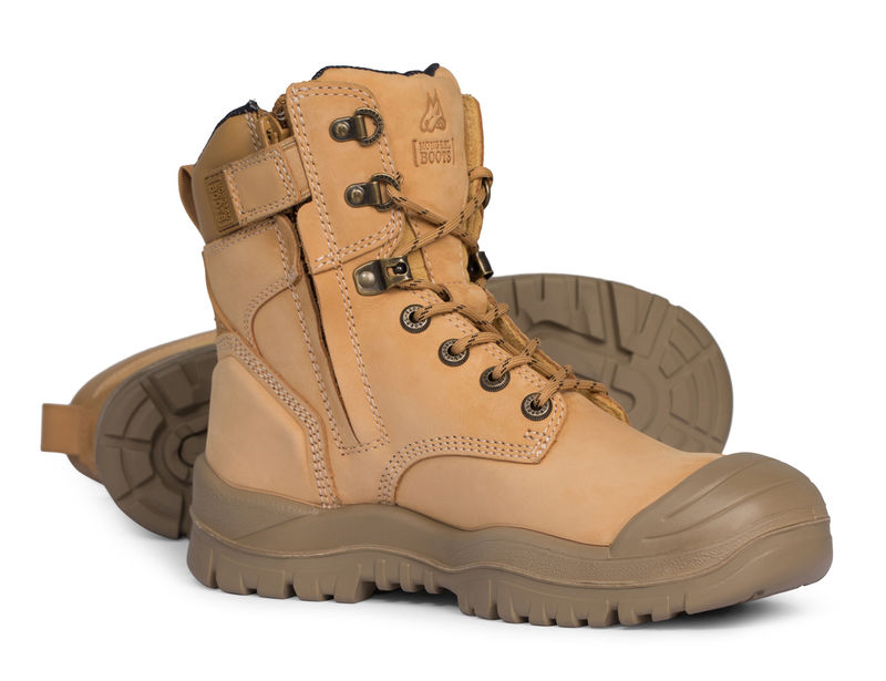 Mongrel High Leg Zipsider Safety Boot W Scuff Cap