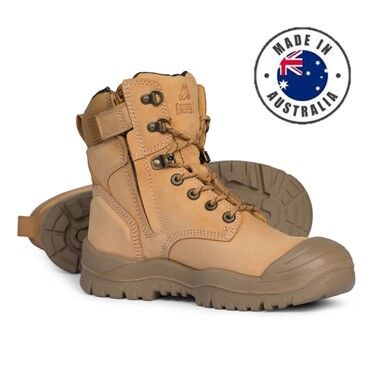 Mongrel High Leg Zipsider Safety Boot W Scuff Cap