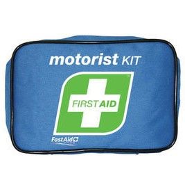 Complete motorist first aid kit