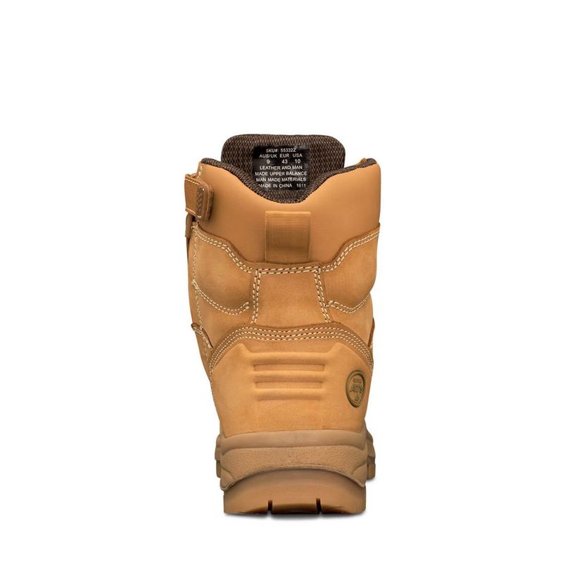 Oliver 150mm Wheat Zip Sided Safety Boot