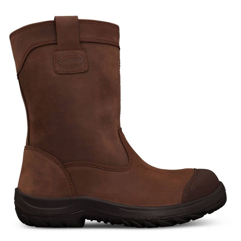 Oliver 34 692 250mm Brown Pull On Riggers Safety Boot