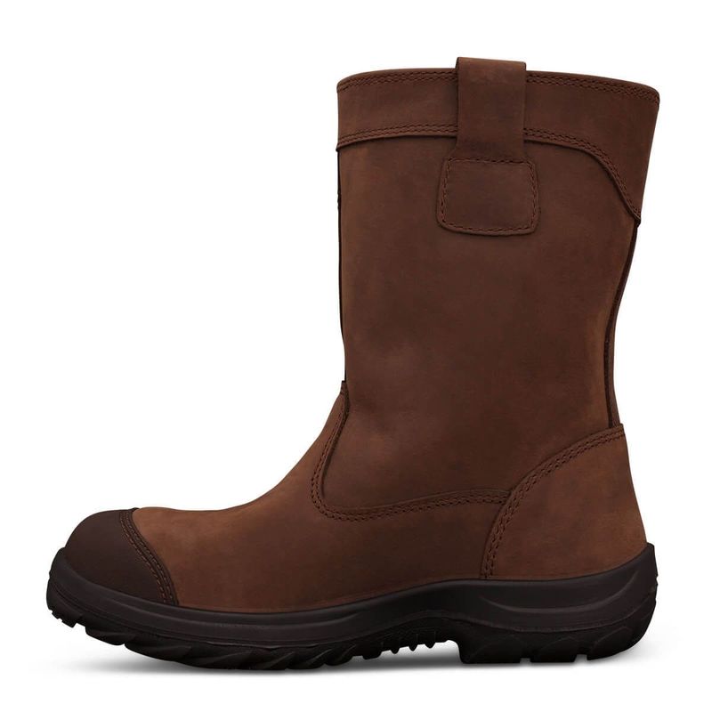 Oliver 34 692 250mm Brown Pull On Riggers Safety Boot