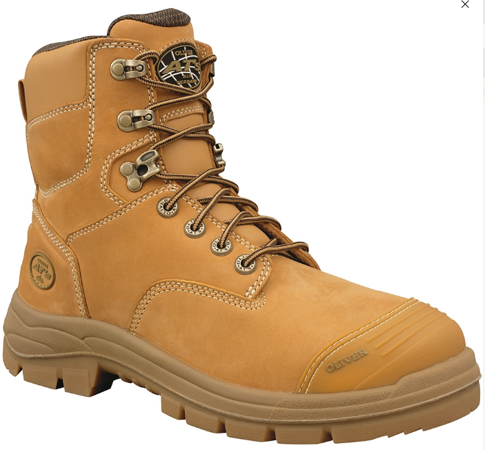 A single lace up Oliver 55 332 work boot