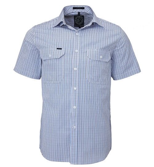 Pilbara Menand39s Short Sleeve Checked Shirt