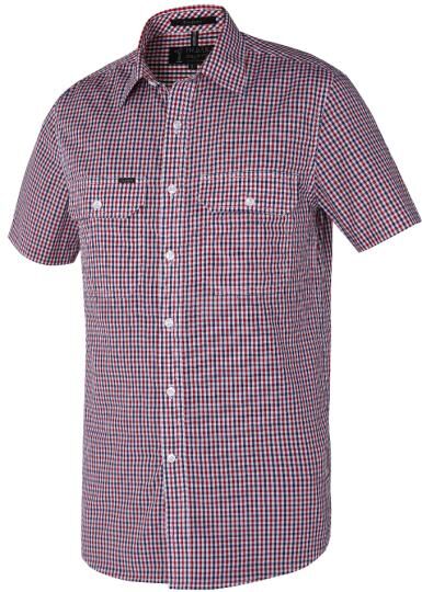 Pilbara Mens Small Check SS Shirt