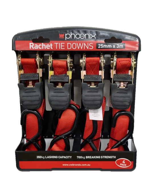 Ratchet Straps 4 Pack