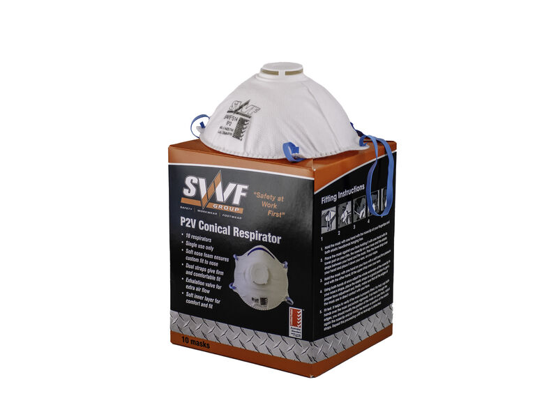 SWF P2 Valved Conical Respirator
