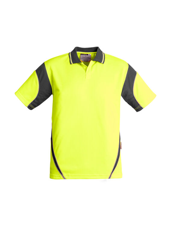 SYZMIK Mens HiVis Aztec Polo