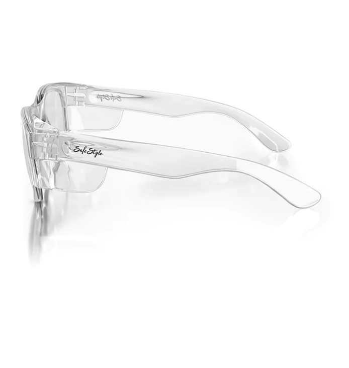 SafeStyle Classics Clear Frame Clear Lens Safety Glasses